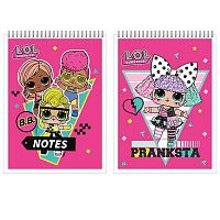 Блокнот А6  40л. КанцБиз спираль "Lol" ЕАС-L26/2 выб.уф-лак двойн.,клетка