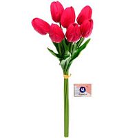 Цветы искусственные Natur "Тюльпаны фиолетовые" 38см (7шт) 993-0916