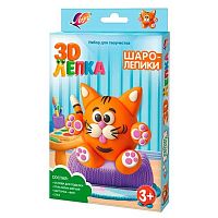 Набор д/лепки ЛУЧ "Шаролепики. Котик" 35С 2327-08