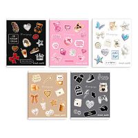 Тетрадь 48л. (клетка) ФЕНИКС "Стикеры" 70944 мел.карт.,тисн.фольг.,асс.