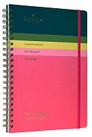 Скетчбук А4  60л. LOREX тв.обл. спираль "Curly Gradient Touch" LXSBCA4-GT 120г/м2,беж.бум.