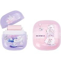 Ластик deVENTE "Ghost Meow" 8030533 ECO-PVC,с роликом д/сбора крошек,50*47мм,пластик.корп.,асс.