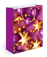 Пакет подар. (M) "Шарики и звёздочки" 15.16.01585  18*22,7*10см