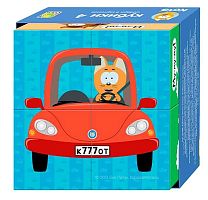 Кубики Степ Пазл "Котэ" (4шт) 87396