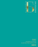 Тетрадь предм. 48л. ХАТ "Яркая палитра-Биология" 35994 3D фольга,тисн.,интер.справ.инф. (клетка)