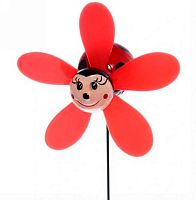 Фигура-ветрячок д/отпугивания птиц "Божья коровка" 731-599 12*12*40см 