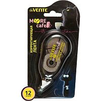 Коррект. лента deVENTE 5мм*12м "MooreCafe" 4062515 п/прозр.корп.,чёрн.фрон.аппл.,карт.бл.
