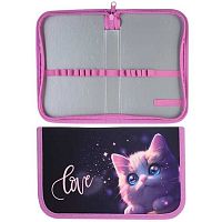 Пенал 1отд. 190*110*30 КОКОС "Love cat" ПО-021/261726 карт.,софт-тач