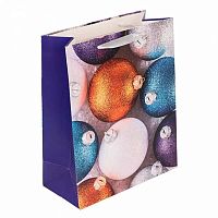 Пакет подар. КОКОС "Christmas decorations" 26*33*12  213492 мат.лам.