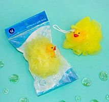 Мочалка-шар д/тела детская "Утёнок" 416-017 полипропиленовая