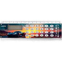 Калькулятор-линейка  8разр. deVENTE "Turbo Galaxy" 4030602 д/младших классов,159*54*8мм