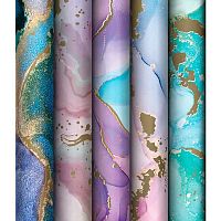 Бумага упак. 70*100см MESHU "Мраморный стиль" глянц. (1лист в рулоне) MS_53483 80г/м2,асс.