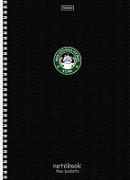 Тетрадь 96л. (клетка) А4 ХАТ спираль "Coffee Story. Кофейные истории" 35447 обл.с карм.,перфор.на от