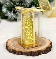 Свеча "Сказочная ель" 221-048 золото,5,5*10см