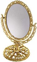 Зеркало настол. "Версаль" 20см овал, золото 147-5 (422-005)