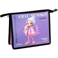 Папка д/тетрадей А5 deVENTE "Amai Menoko" 8056602 с расш.8см,400мкм,непрозр.с рис.