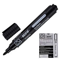 Маркер перм. BEIFA AD8004 BК чёрный 2мм