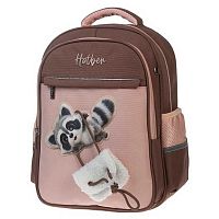 Рюкзак ХАТ Light "Вот енот" 15178 п/э светоотр.нагруд.стяжка,2отд.,3карм.,38*29*14,5см