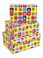 Коробка подар. 3в1 Миленд "Вечеринка" прямоуг. ПП-4517 (23*16*9,5-19*12*6,5см)