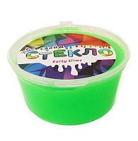 Лизун Слайм "Стекло" Party Slime Неон зелёный  50гр. 00-00512370