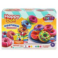 Набор д/лепки HAPPY DOH "Пончики" (3+) PDSET-124774 с формочками