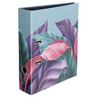 Регистратор 75мм Fiorenzo А4 "Leaves" 231747 лам.картон.,разбор.