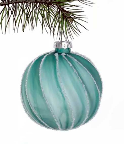 Игрушка ёлочная "Шар" MG24129 стекло, 8см Игрушка ёлочная "Шар" MG24129 стекло, 8см