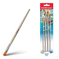 Набор кистей  4шт. EK (синтетика д/акварели и гуаши) 56093