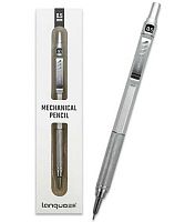 Карандаш авт. 0,5мм INTELLIGENT DJ-334 НВ,метал.серебр.корп.,асс.