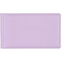 Визитница deVENTE 1020436 пастел.сиренев.,мат.экокожа,20д/виз.,110*65мм