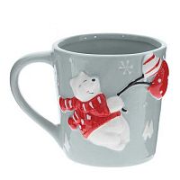 Кружка керам. 400мл REMECO "Белый медведь" 821812
