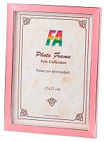 Фоторамка пластик 15*21см Акварель розовый,ширина багета-14мм