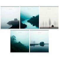 Тетрадь 48л. (клетка) ЭКСМО "Природная тишина" ТК489645 мел.карт.,мат.лам.,асс.