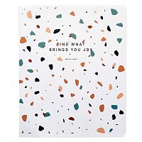 Тетрадь 48л. (клетка) Be Different "Terrazzo. Коричневая" N3930 микротестур.,скругл.углы