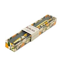 Ручка подар. авт. шар. BV Flora "Paradise.Lemons" 20-0263/30 синяя,0,7мм,метал.корп.,карт.футл.