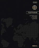 Тетрадь предм. 48л. ХАТ "Премиум-География" 36005 софт-тач,3D фол.,3D лак,справ.инф.(клетка)