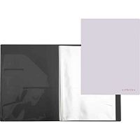 Папка с вкладышами/ 20 deVENTE А5 "Esthetics" 3101536 лаванд.-пепельн.,"soft-touch",700мкм,вкл.30мкм