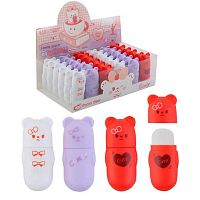 Ластик КОКОС TOCHAIN "Мишка" 242219 прямоуг.,52*22*12мм,пластик.держ.,асс.