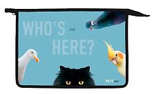 Папка д/тетрадей А4 ХАТ "Кто здесь?" 03046 1отд.,пласт.,на молн.