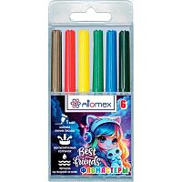 Фломастеры  6цв. ATTOMEX "Best Friends" 5080618 вент.колп.,пластик.блист.