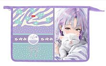 Папка д/тетрадей А4 ХАТ "Floral Vibe" 03048 1отд.,пласт.,на молн.