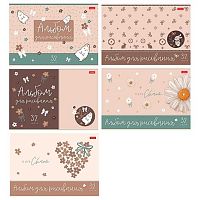 Альбом для рис.32л. ХАТ "Cute sharm" тисн.,на скобе,асс.