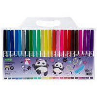 Фломастеры 24цв. ХАТ "Плюшевые панды" 088351 ECO,блист.,е/подвес