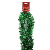 Мишура 2м 5см ЛЬДИНКА зелёная 212474