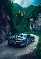 Блокнот А5  40л. АППЛИКА спираль "Горы. Авто" С0067-02 клетка