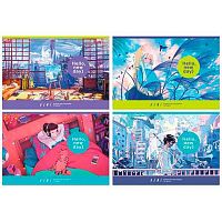 Альбом для рис.32л. BG "Hello. New day!" 10920 на скобе,асс.