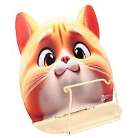Подставка для книг ФЕНИКС "Кот" 72644 металл.,3угл.наклона,17,5*18,5*15,5см