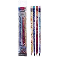 Карандаш ч/гр. с ласт. ХАТ "Darwin" 093399 НВ,кругл.корп.,заточ.,пластик.бокс