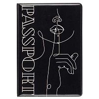 Обложка д/паспорта КОКОС "Тишина" 252176 ПВХ,печать б/уголков