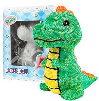 Набор д/творчества Алмазная мозаика-копилка Darvish "Динозаврик" DV-15490-2 фигурка 21см